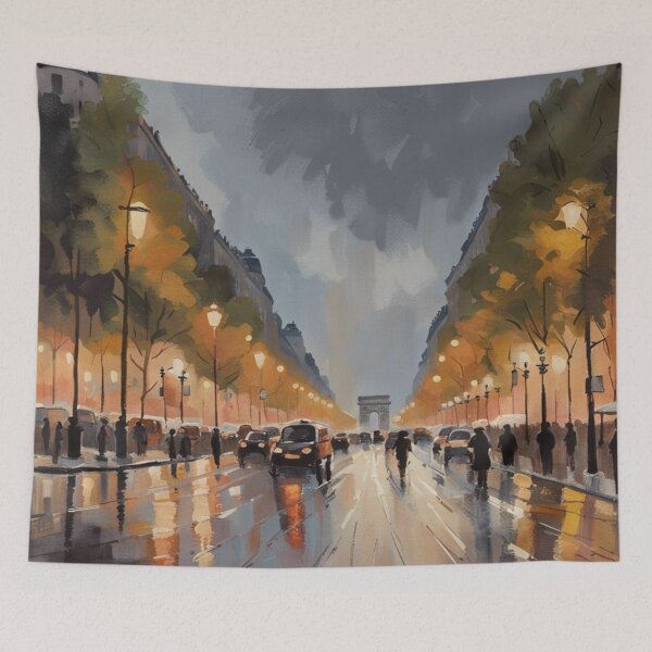 Item preview, Paris painting of Champs Elysees  designed and sold by JackFreestone.