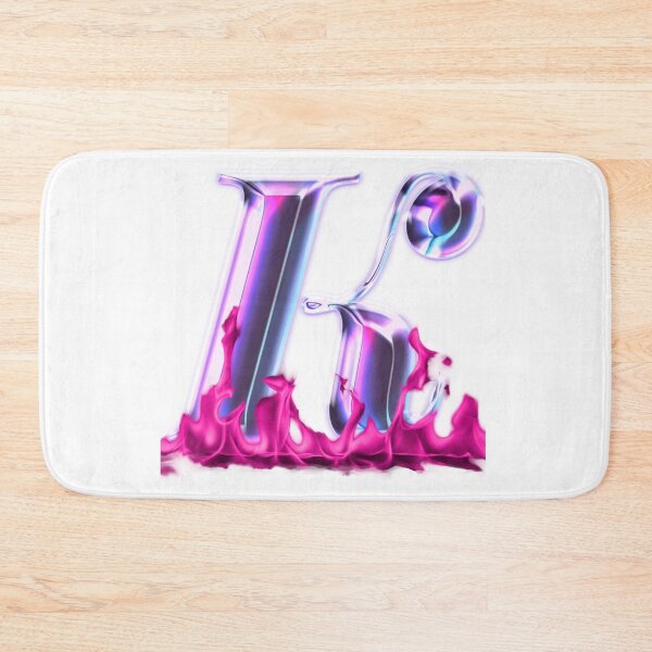 Item preview, pink letter k a funny gift for  name that starts with the letter K designed and sold by DSoriaDesign.