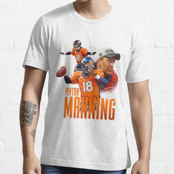 NFL Denver Broncos Manning #18 Player Orange Shirt by Team Apparel, Men's  Fashion, Tops & Sets, Tshirts & Polo Shirts on Carousell