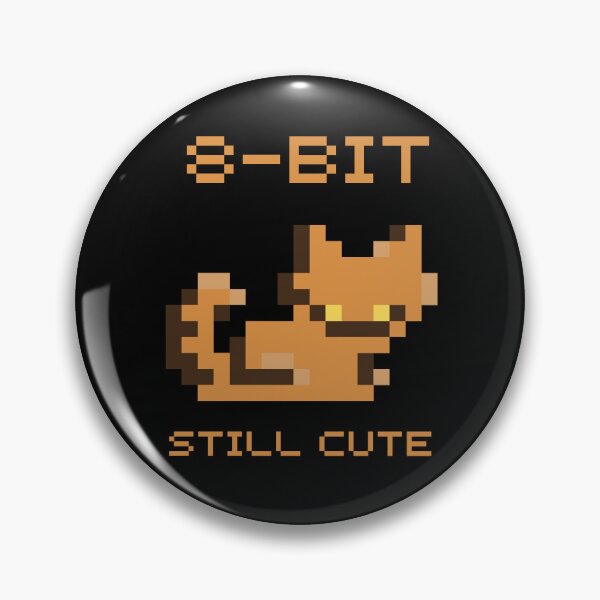 Item preview, 8-bit still cute designed and sold by CuteCatsCoffee.