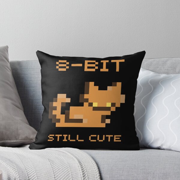 Item preview, 8-bit still cute designed and sold by CuteCatsCoffee.