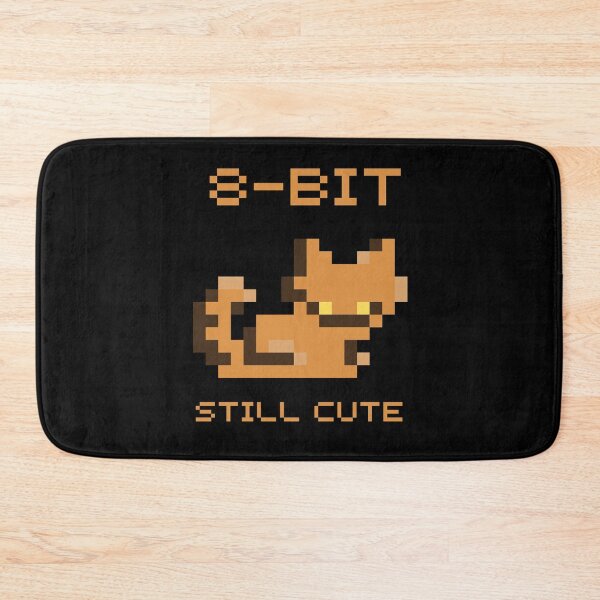 Item preview, 8-bit still cute designed and sold by CuteCatsCoffee.