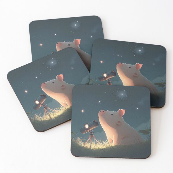 Item preview, Stargazing Piggy designed and sold by Wallbreaker Pig.