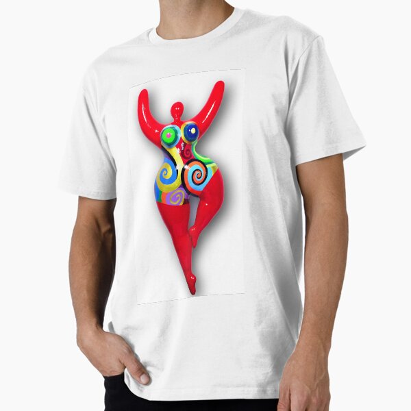Artikel-Vorschau von red Nana spirals, copyright by Biriney - tribute to Niki de Saint Phalle rot-spiralmuster-joass050619, designt und verkauft von Biriney.