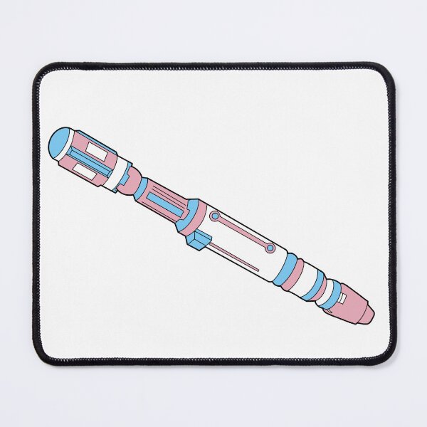 Item preview, trans pride sonic screwdriver designed and sold by scurt-scurt.