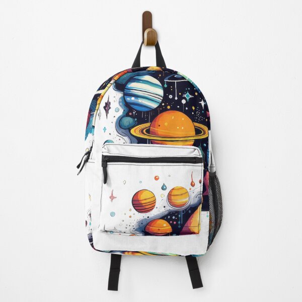 Item preview, Fantastical journey through outer space, featuring celestial bodies, alien landscapes, and futuristic spacecraft designed and sold by 3dleonardo.