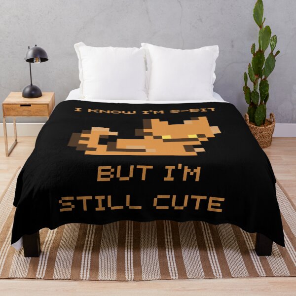 Artikelvorschau, i know i`m 8-Bit, but i`m still cute entworfen und verkauft von CuteCatsCoffee.