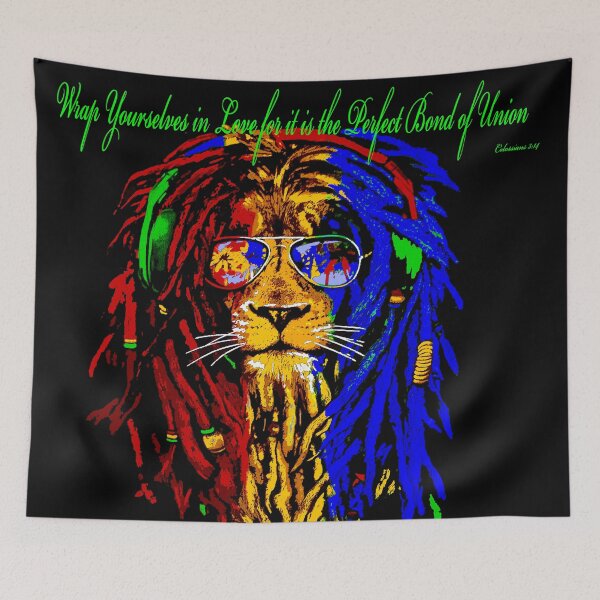 Item preview, LION BOUND BY LOVE AND UNITY designed and sold by Overthetopsm.