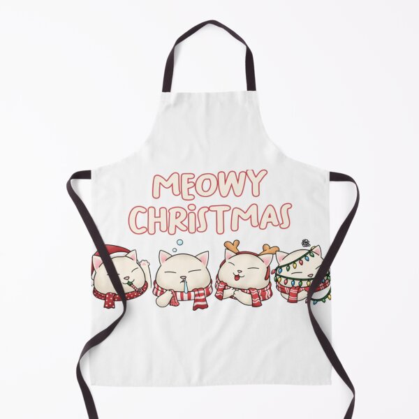Item preview, Meowy Christmas Cute Cat Wearing Scarf  designed and sold by StephenJWatson.