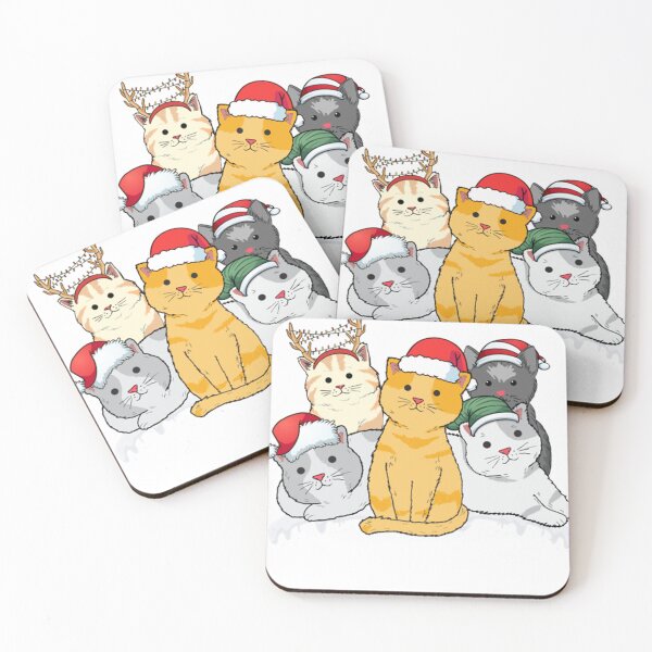 Item preview, Merry Catmas Cute Christmas Cats  designed and sold by BibiLNovak.