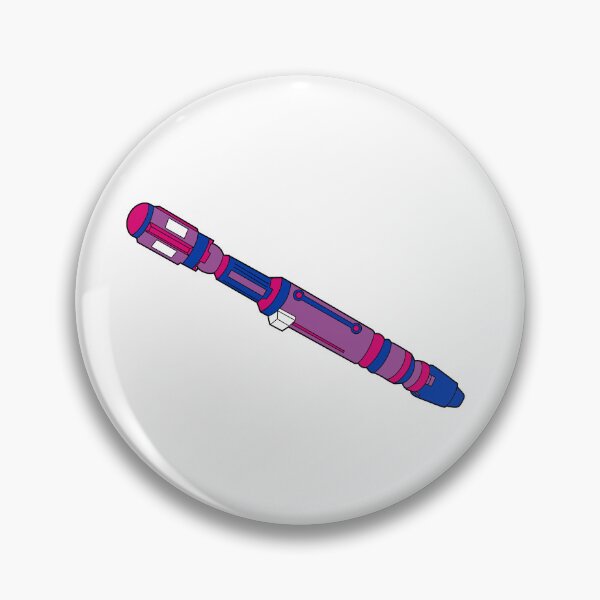 Item preview, bi pride sonic screwdriver designed and sold by scurt-scurt.