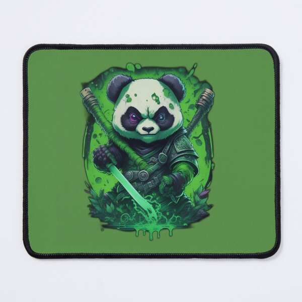 Item preview, green ninja panda designed and sold by DesignmanHakan.