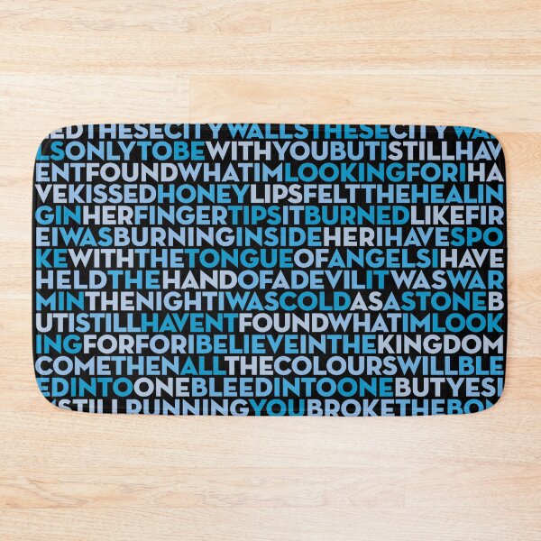 Item preview, I Still Haven't Found What I'm Looking For - U2 (lyrics) v.8 designed and sold by x1brett.