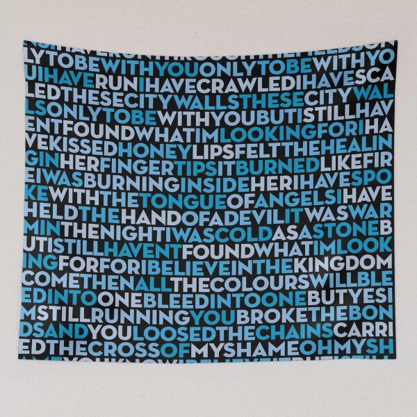 Item preview, I Still Haven't Found What I'm Looking For - U2 (lyrics) v.8 designed and sold by x1brett.