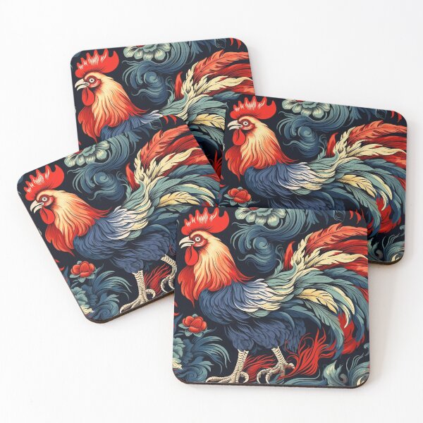 Item preview, Thai fighting cock 012 designed and sold by Taninut-Shop.