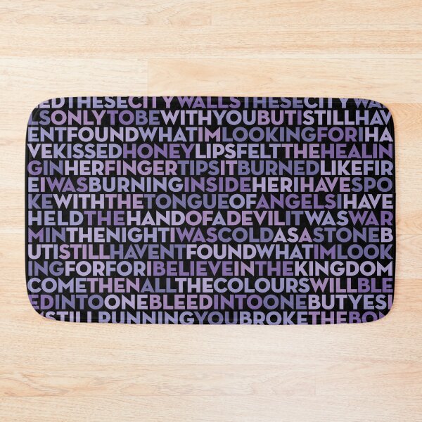 Item preview, I Still Haven't Found What I'm Looking For - U2 (lyrics) v.9 designed and sold by x1brett.