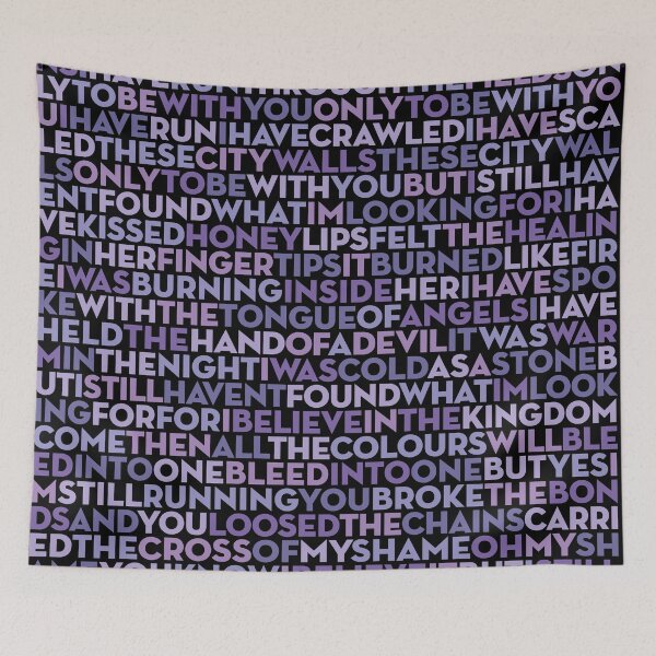 Item preview, I Still Haven't Found What I'm Looking For - U2 (lyrics) v.9 designed and sold by x1brett.