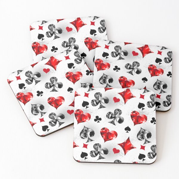 Item preview, Seamless pattern with playing symbols designed and sold by Blackmoon9.