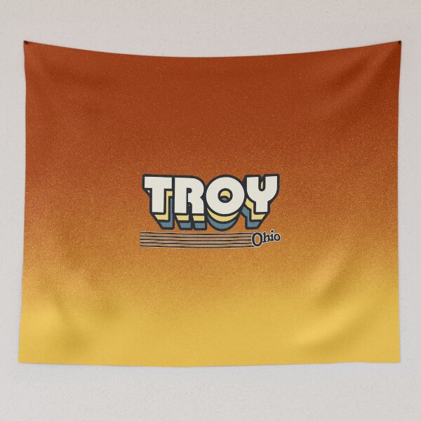Item preview, Troy, Ohio | Retro Stripes designed and sold by retroready.