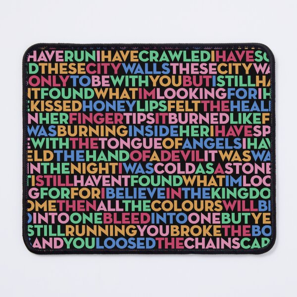 Item preview, I Still Haven't Found What I'm Looking For - U2 (lyrics) v.10 designed and sold by x1brett.