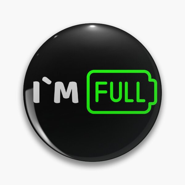 Item preview, I'm full. A funny metaphor as a gift for your friends designed and sold by Krzysztof Siwek.