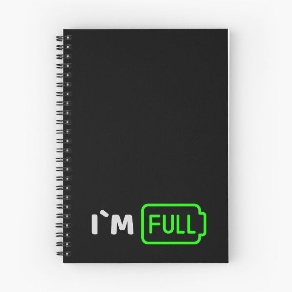 Item preview, I'm full. A funny metaphor as a gift for your friends designed and sold by Krzysztof Siwek.