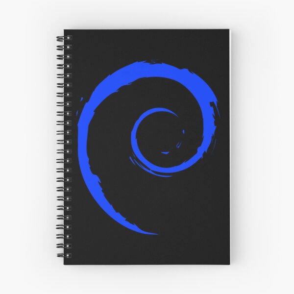 Artikelvorschau, Debian Blue Spiral Distribution entworfen und verkauft von AzuraChastain.