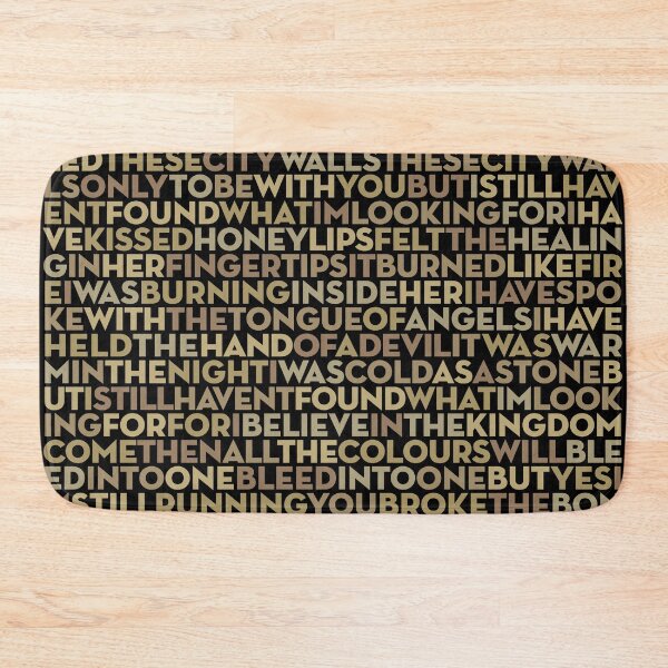 Item preview, I Still Haven't Found What I'm Looking For - U2 (lyrics) v.11 designed and sold by x1brett.