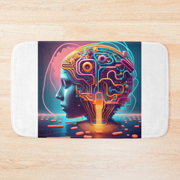 Item preview, Techno Brain designed and sold by SabyDigitalArt.