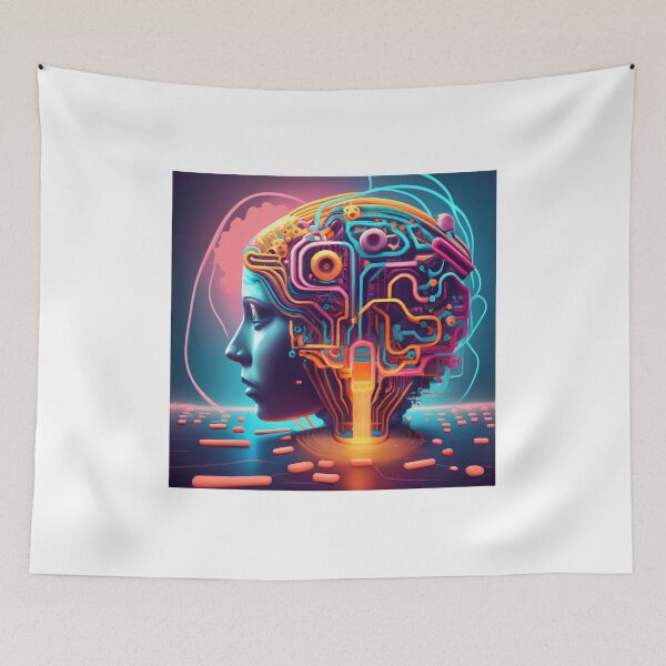 Item preview, Techno Brain designed and sold by SabyDigitalArt.