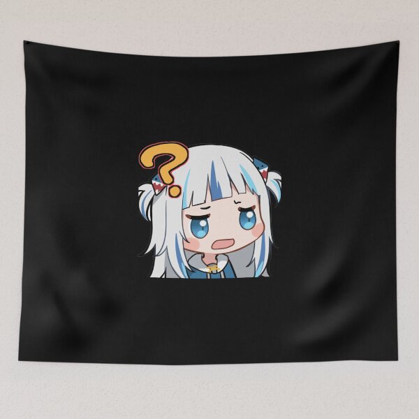 Item preview, Gawr gura question chibi designed and sold by eckstromvan.