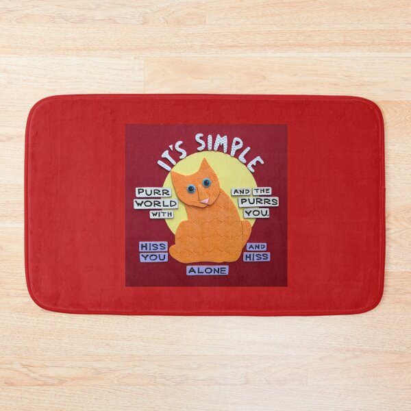 Item preview, The It's Simple Kitty designed and sold by prunellaparsnip.