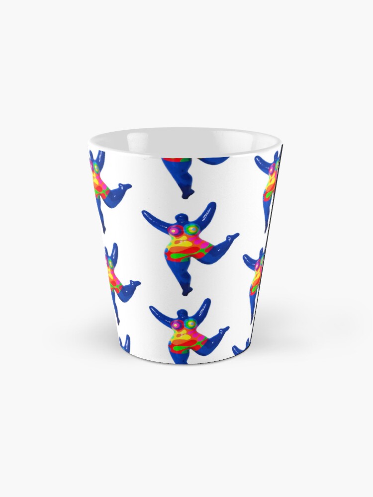 Thumbnail 2 von 4, Kaffeebecher, Blue Nana Biriney - tribute to Niki de Saint Phalle designt und verkauft von Biriney.