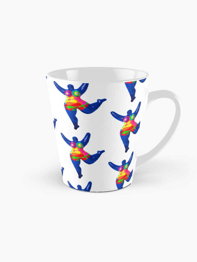 Thumbnail 1 von 4, Kaffeebecher, Blue Nana Biriney - tribute to Niki de Saint Phalle designt und verkauft von Biriney.