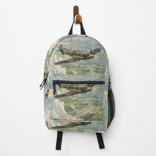 Item preview, Spitfire Fighter Aircraft WWII Over White Cliffs designed and sold by Ameiva-Apparel.