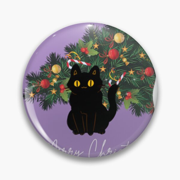 Item preview, Merry Christmas From The Cat - Purple Christmas Aesthetic  designed and sold by MichaelCWhitt.