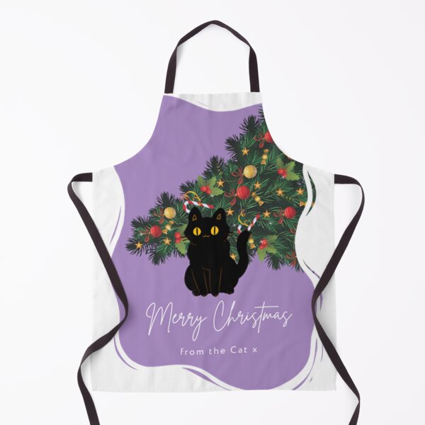 Item preview, Merry Christmas From The Cat - Purple Christmas Aesthetic  designed and sold by MichaelCWhitt.