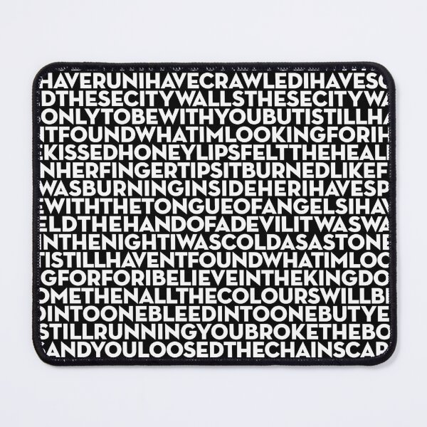 Item preview, I Still Haven't Found What I'm Looking For - U2 (lyrics) v.12 designed and sold by x1brett.