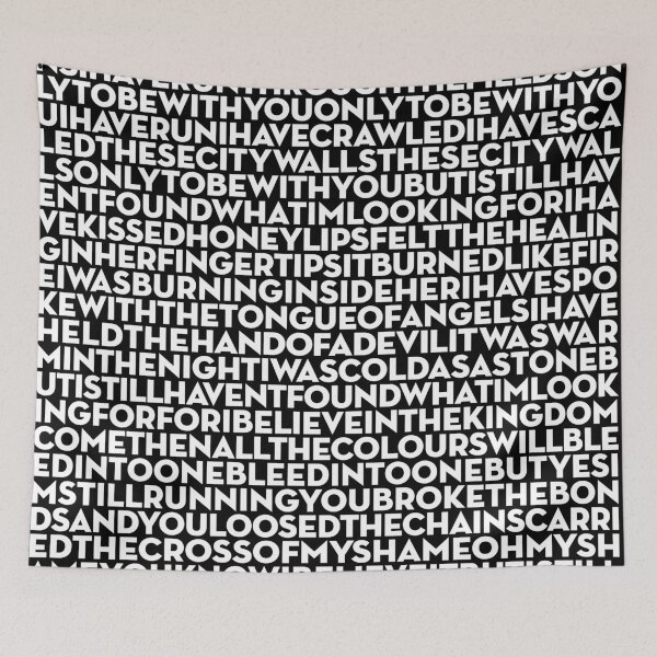 Item preview, I Still Haven't Found What I'm Looking For - U2 (lyrics) v.12 designed and sold by x1brett.