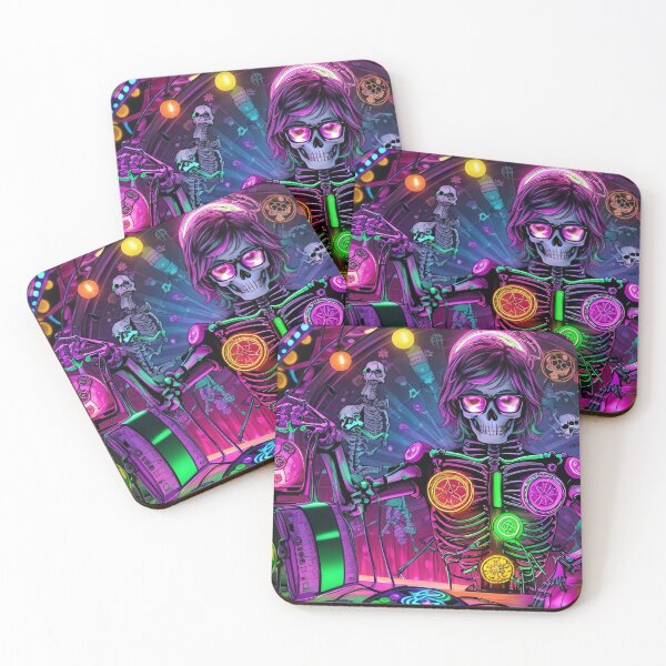 Item preview, A skeleton with glasses and a disco ball designed and sold by karlosss.