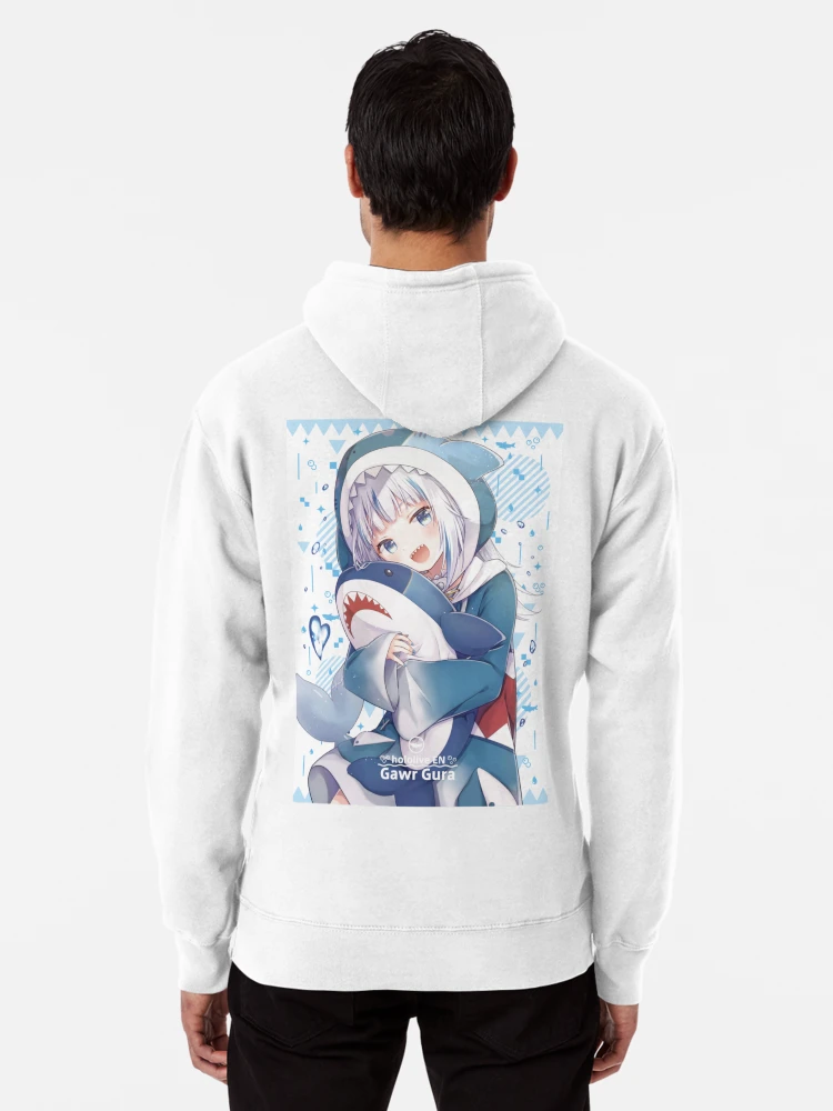 【 VAULTROOM 】GAWR GURA HOODIE　グレー　パーカー GAWR GURA HOODIE / BLACK – VAULTROOM