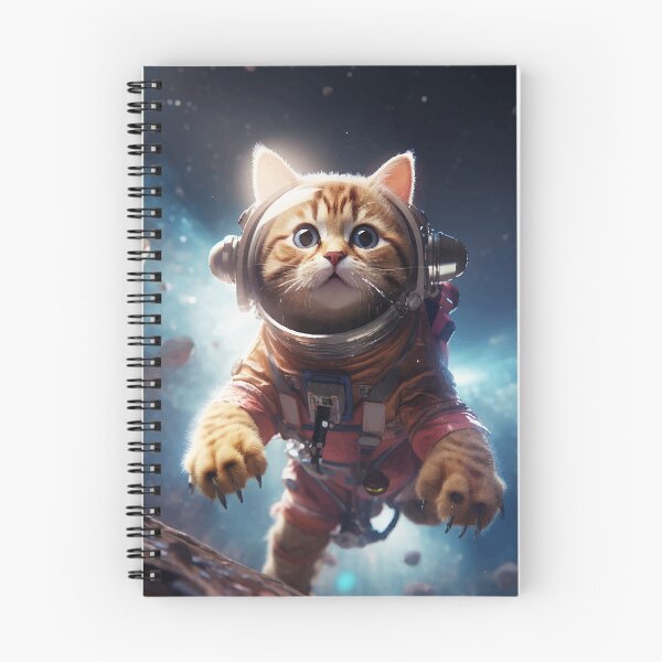 Item preview, cosmonaut cat designed and sold by Flo974.