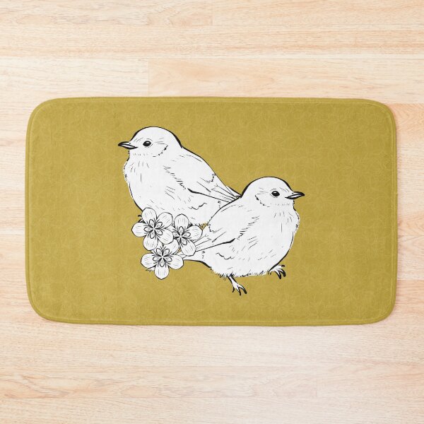 Item preview, Bird Deco - Saffron, Snow, Coal designed and sold by Irene Estelle.