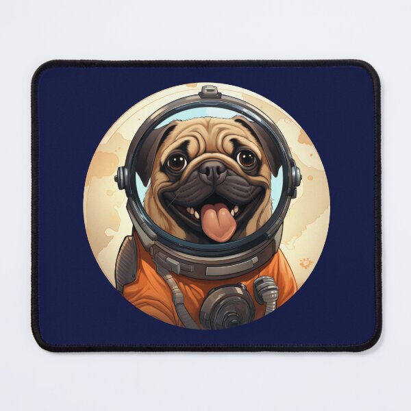 Item preview, Pugstronaut: Exploring the Cosmos with Puggy designed and sold by BeHappyGoLucky.