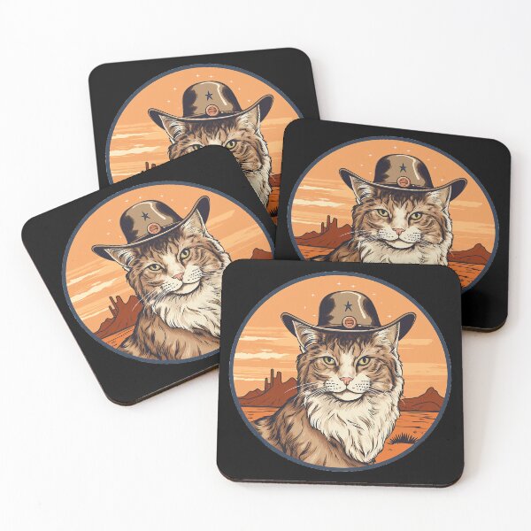 Item preview, Cute cowboy cat designed and sold by SameeraDammeyer.
