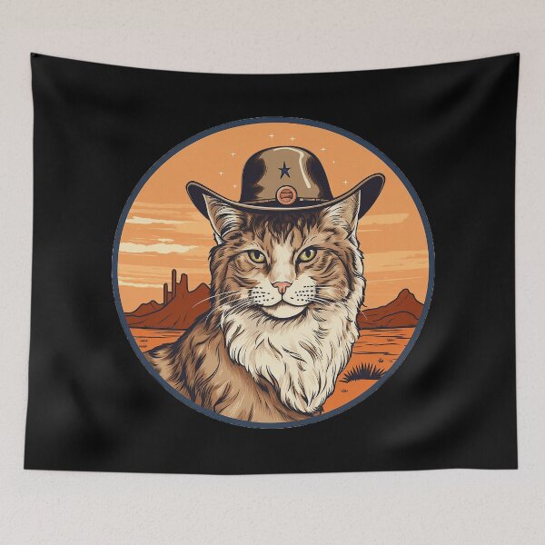 Item preview, Cute cowboy cat designed and sold by SameeraDammeyer.