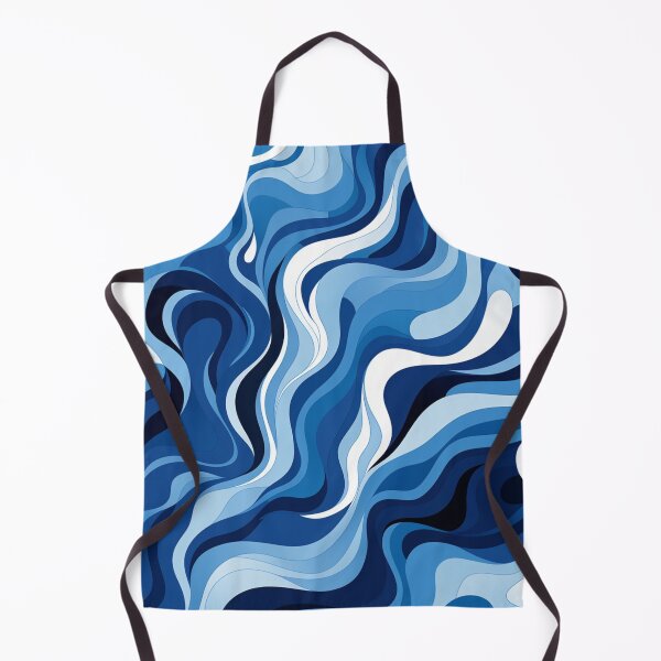 Item preview, Blue Breeze: Mesmerizing Swirls of Different shades of Blue designed and sold by BeHappyGoLucky.