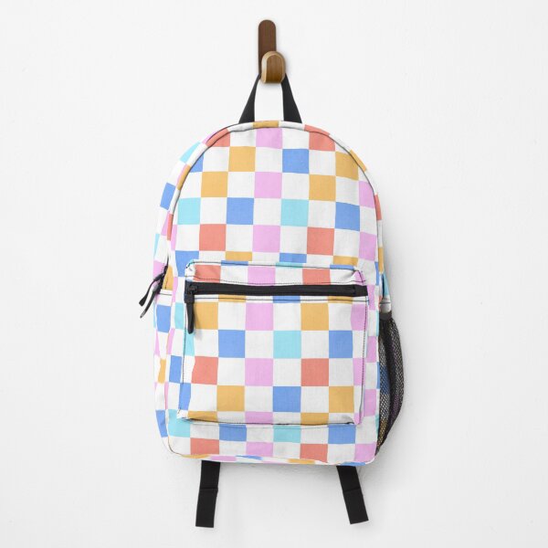 Item preview, Pastel Rainbow Chequered pattern 4. #Colourful #minimal #retro  designed and sold by Dominiquevari.