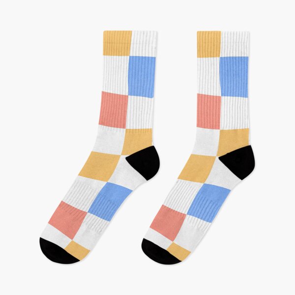 Item preview, Pastel Rainbow Chequered pattern 4. #Colourful #minimal #retro  designed and sold by Dominiquevari.