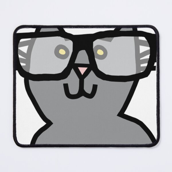 Item preview, Portrait Of Perfect Cat In Glasses Says You Are Purrfect designed and sold by CherylNFuller.